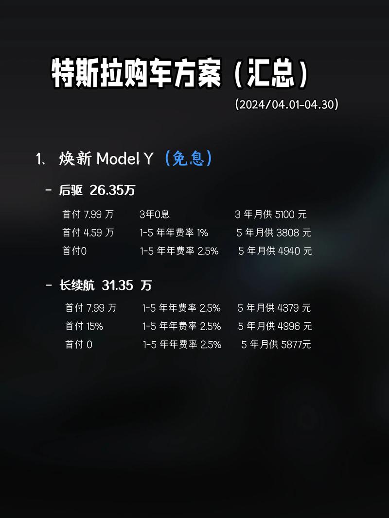 购车金融方案